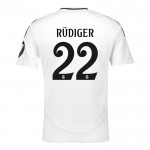 Günstige Fußballtrikots Real Madrid Rudiger 22 Heimtrikot 2024-25 Kurzarm Günstige Fußballtrikots Real Madrid Rudiger 22 Heimtrikot 2024-25 Kurzarm